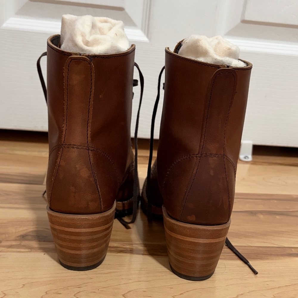 Red Wing Shoes Leather Ankle Boots - Picture 3 of 8